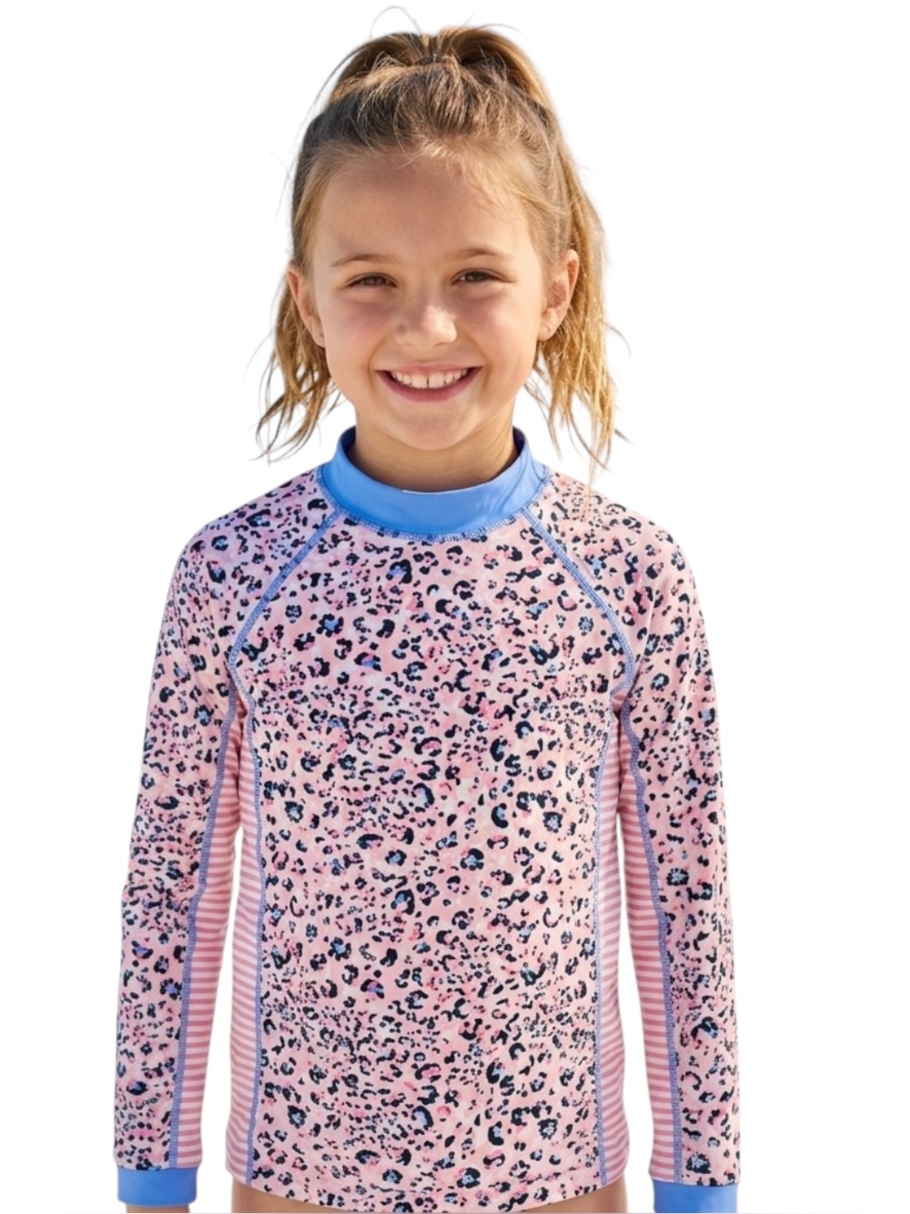 Coolibar Girls Zippy Rash Guard Sun Protective Top